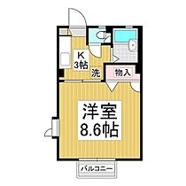 フレグランスかすみ  ｜ 長野県長野市大字稲葉中千田（賃貸アパート1K・2階・24.24㎡） その2