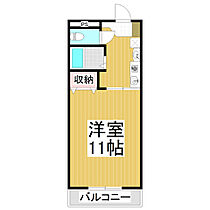 ブルーウッド  ｜ 長野県長野市大字栗田（賃貸マンション1K・2階・30.60㎡） その2