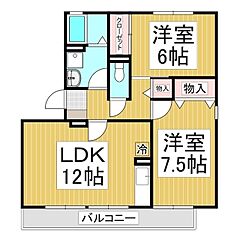 物件の間取り