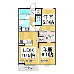 物件の間取り