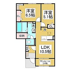 物件の間取り