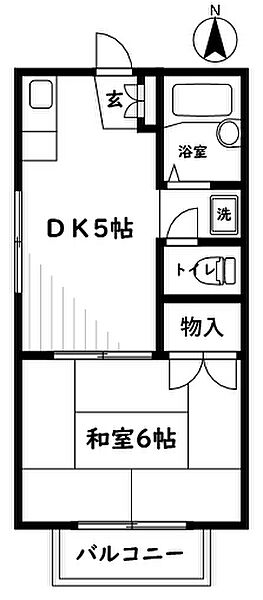 ホワイトハウス S｜東京都調布市飛田給2丁目(賃貸アパート1DK・2階・26.00㎡)の写真 その2