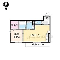 滋賀県大津市南志賀3丁目（賃貸アパート1LDK・2階・41.01㎡） その2