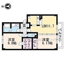 サンスマイル 102 ｜ 滋賀県草津市青地町（賃貸アパート2LDK・1階・57.18㎡） その2