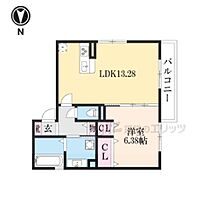 滋賀県大津市玉野浦（賃貸アパート1LDK・1階・47.58㎡） その2