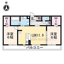 Ｃａｓａ　ｒａｆｆｉｎｅ　瀬田Ｂ棟 202 ｜ 滋賀県大津市玉野浦（賃貸アパート2LDK・2階・60.03㎡） その2