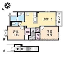 滋賀県東近江市妙法寺町（賃貸アパート2LDK・2階・58.21㎡） その2