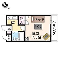 ラフィーネ瀬田（家具付） 301 ｜ 滋賀県大津市大萱1丁目（賃貸マンション1K・3階・21.00㎡） その2