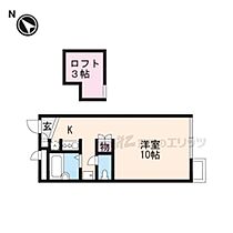 レオパレスＬｉｎｅ 204 ｜ 滋賀県草津市追分３丁目（賃貸アパート1K・2階・20.42㎡） その1