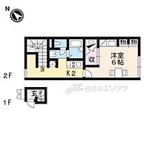 滋賀県高島市安曇川町西万木（賃貸アパート1K・2階・23.61㎡） その2