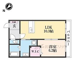 LINNEA MIKUMO 4階1LDKの間取り