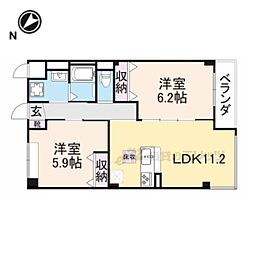 Ｇｒａｎｄｒｅａｍ 2階2LDKの間取り