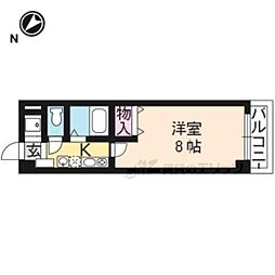 Kulton 1Kの間取図画像