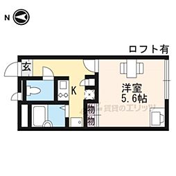 レオパレスＫｉｍｉｅ 1階1Kの間取り