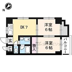 間取図画像 2DK