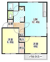 タウンホーム酒匂 205 ｜ 神奈川県小田原市酒匂２丁目（賃貸アパート2LDK・2階・46.00㎡） その2