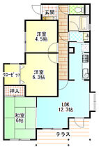 ナイスアーバン小田原西湘 103 ｜ 神奈川県小田原市浜町３丁目（賃貸マンション3LDK・1階・70.58㎡） その2