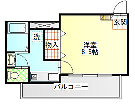 プランタン岩下 402 ｜ 神奈川県小田原市栄町２丁目（賃貸マンション1K・4階・26.50㎡） その2