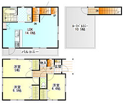 栢山貸家LILIUM　E棟 1 ｜ 神奈川県小田原市栢山（賃貸一戸建3LDK・1階・75.75㎡） その2