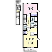 クリエンテ 201 ｜ 神奈川県小田原市矢作34-11（賃貸アパート1LDK・2階・42.37㎡） その2