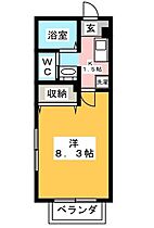 神奈川県小田原市飯田岡（賃貸アパート1K・1階・24.63㎡） その2