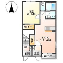 プロニティ ＨＹ  ｜ 神奈川県小田原市小八幡１丁目（賃貸アパート1LDK・1階・44.55㎡） その2