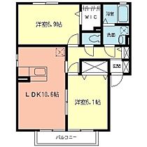 神奈川県足柄上郡開成町牛島（賃貸アパート2LDK・2階・55.44㎡） その2