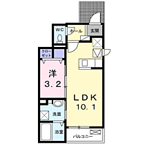 カルムＥ 101 ｜ 神奈川県小田原市扇町３丁目537-3の一部、538-6の一部（賃貸アパート1LDK・1階・33.49㎡） その2