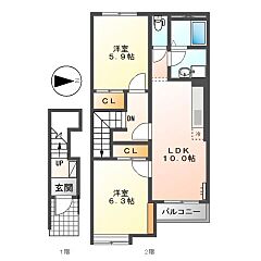 物件の間取り