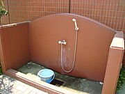 ペット足洗い場