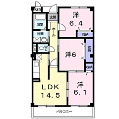 物件の間取り