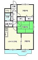 山形県山形市山家町2丁目（賃貸マンション3LDK・2階・62.37㎡） その2