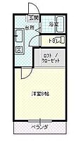 山形県山形市平清水1丁目（賃貸アパート1K・2階・26.40㎡） その2