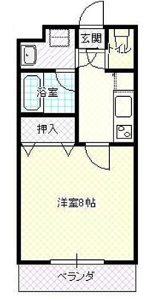 山形県山形市大字松原(賃貸アパート1K・2階・26.49㎡)の写真 その2