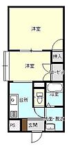 山形県山形市錦町（賃貸マンション2K・4階・34.98㎡） その2