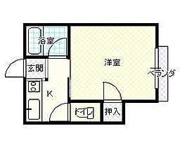 山形県山形市若葉町（賃貸アパート1K・3階・21.81㎡） その2