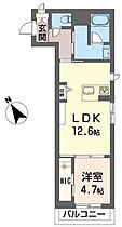 山形県山形市小白川町1丁目（賃貸アパート1LDK・1階・45.56㎡） その2