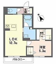 山形県山形市小白川町1丁目（賃貸アパート1LDK・1階・46.72㎡） その2