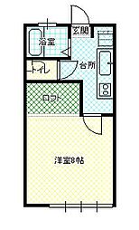 間取図画像 1K
