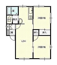 山形県山形市富の中1丁目（賃貸アパート2LDK・1階・52.06㎡） その2