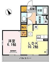 山形県山形市嶋南1丁目（賃貸アパート1LDK・1階・40.37㎡） その2