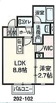 山形県山形市深町3丁目（賃貸アパート1LDK・2階・33.22㎡） その2