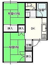 山形県山形市東青田4丁目（賃貸アパート2K・1階・34.71㎡） その2