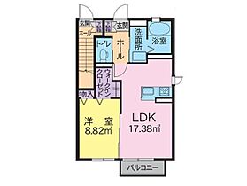 山形県山形市城西町4丁目（賃貸アパート1LDK・1階・40.02㎡） その2