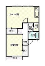 山形県山形市中桜田3丁目（賃貸アパート1LDK・1階・41.32㎡） その2