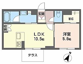 山形県山形市緑町2丁目（賃貸アパート1LDK・1階・40.85㎡） その2