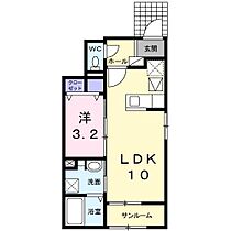 山形県山形市双月町1丁目（賃貸アパート1LDK・1階・36.22㎡） その2