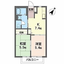 間取図画像 2DK