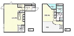スタジオ55 1LDKの間取図画像