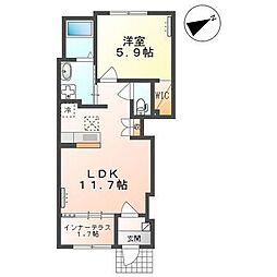 間取図画像 1LDK